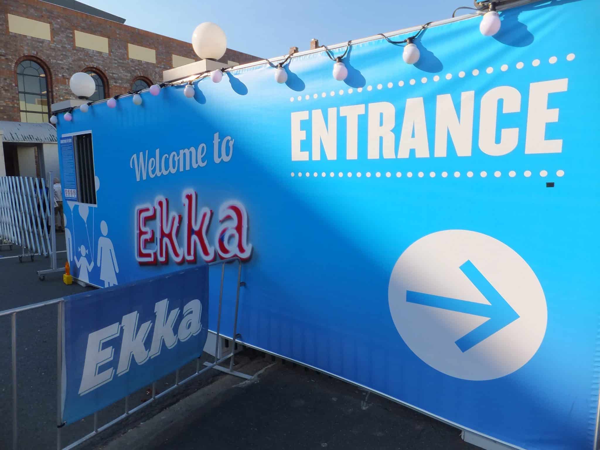 Entrance sign at the Ekka, the Royal Queensland Show in Brisbane